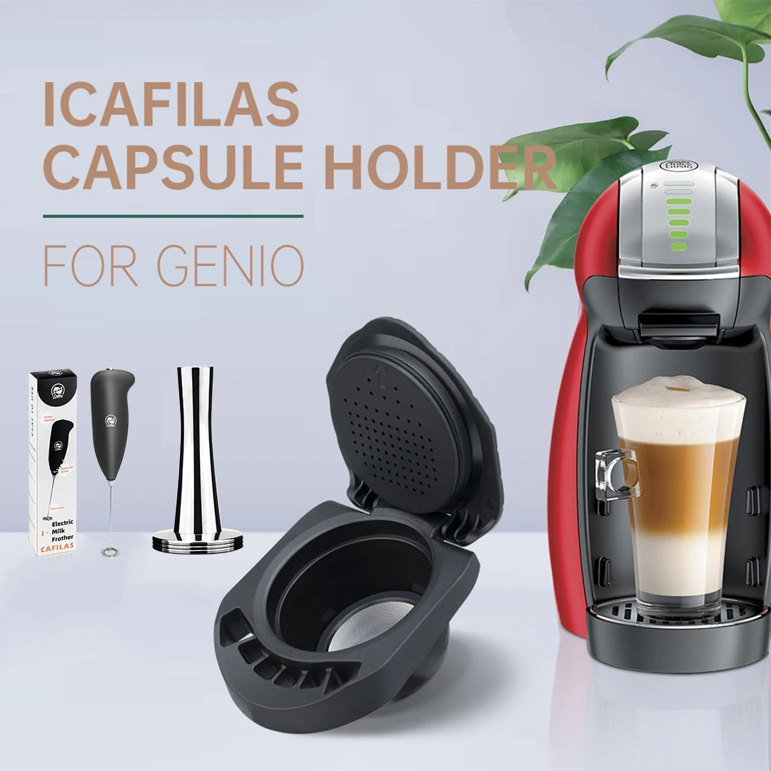 Icafilas Refill Riutilizzabile Dolce Gusto Capsule Adapter Per Genio S Piccolo Xs Circolo Infinissima Coffee Capsule Convert Adapter
