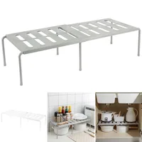 Home Closet Organizer Storage Shelf Rack Extendable Space Saving Multifunctional Wardrobe Cupboard Decorative Shelves Cabinet 2