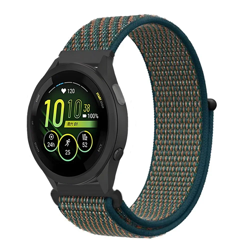 Braided Nylon Wristband - 20mm & 22mm Adjustable Strap in Multiple Colors