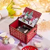 Wooden Hand Crank Music Box, Merry Christmas Theme, Jurassic Park Music Box, To My Girlfriend, Christmas Gift, New Year 3