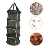 Folding Dry Rack 4 Layers Hanging Basket Dryer Bag Mesh For Plants Flowers Beans Herbs Drying Net 3