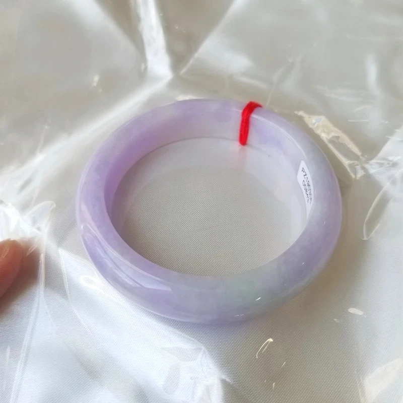 Pure Myanmar Emerald Grade Ice Purple Female Elegant Princess Bracelet Send Mom To Girlfriend