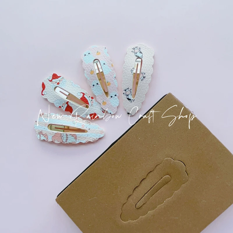 New Rainbow 5.5CM Haipclip Wooden Cutting Die for DIY kid's hairclips, decoration, stationery, homedeco, crafts