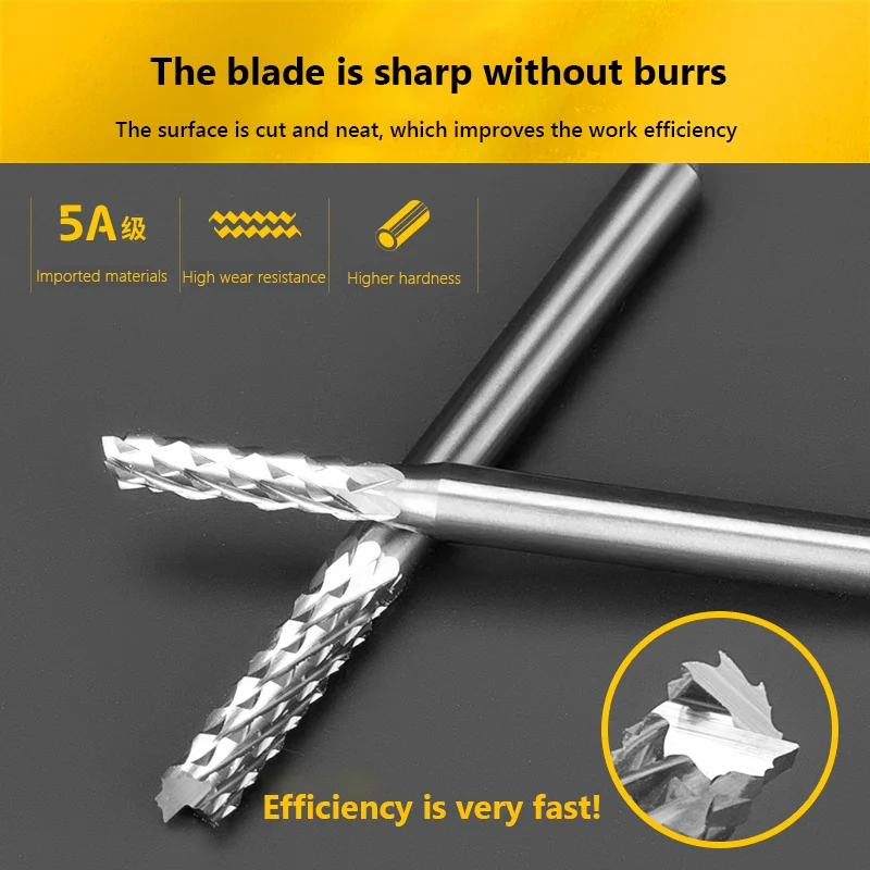 

Карбидный Фрезерный резак, 10 шт., хвостовик 3,175, фреза с ЧПУ, гравировальная Концевая фреза 0,6-3,0 мм, фреза для деревообработки