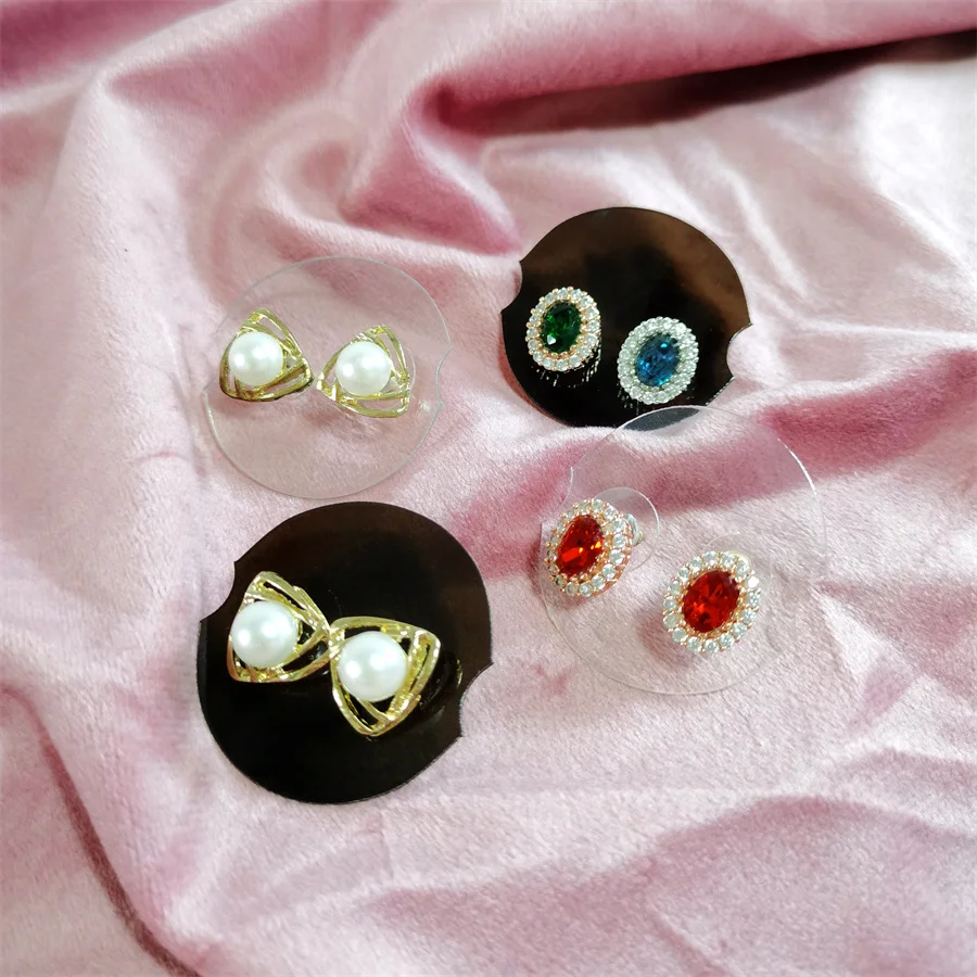 Wholesale100Pcs/lot Ring Display Sheet Plastic Rings Organizer Jewelry Storage Holder Small Size Dia 3.8Cm