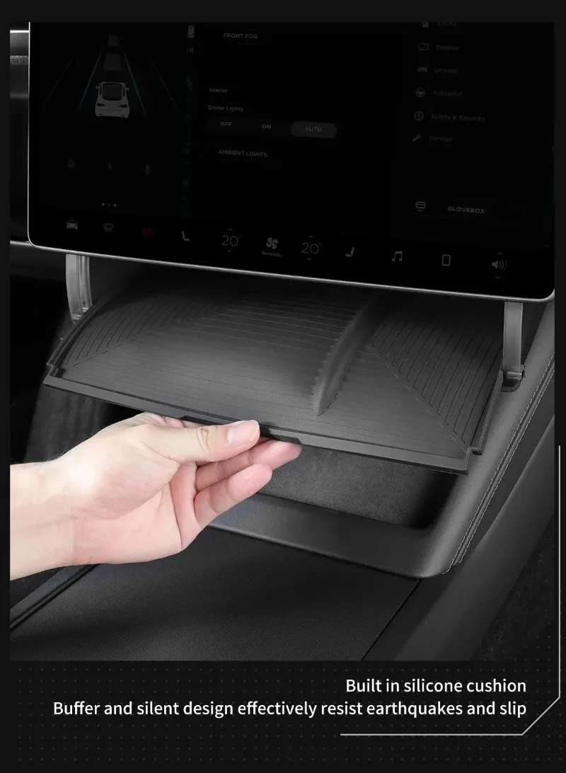 For Tesla Model Y/3 Highland Model Y Juniper Hidden Storage Box Organizer Tray U