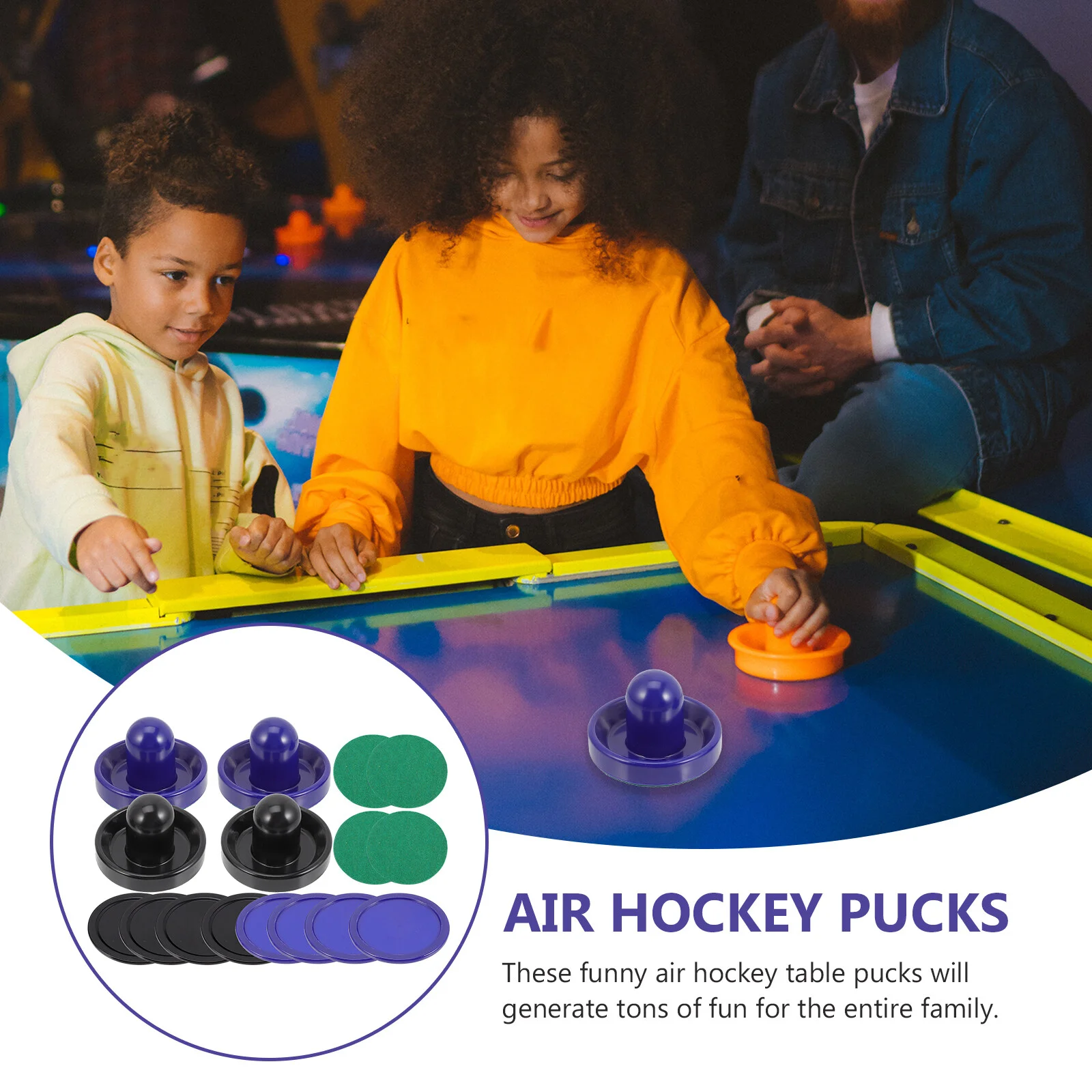 Racket Plastic Hockey Pucks Game Parts Air Paddles Table Toys