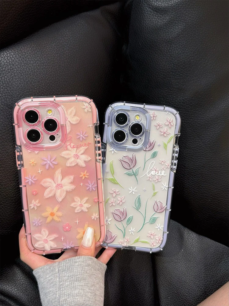 Ownest Coque Copatible Avec IPhone 11 - Otif Floral Rétro Et Cristal