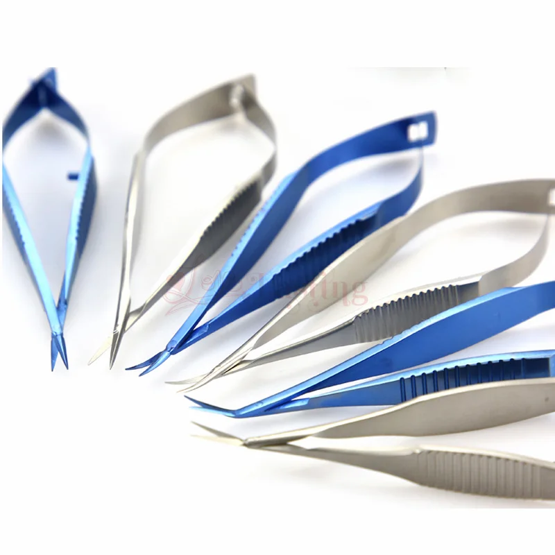 8.5cm Stainless Steel Titanium Scissors Micro Instruments Ophthalmic Instruments Venus Scissors Micro Scissors Eyelid Tools 2