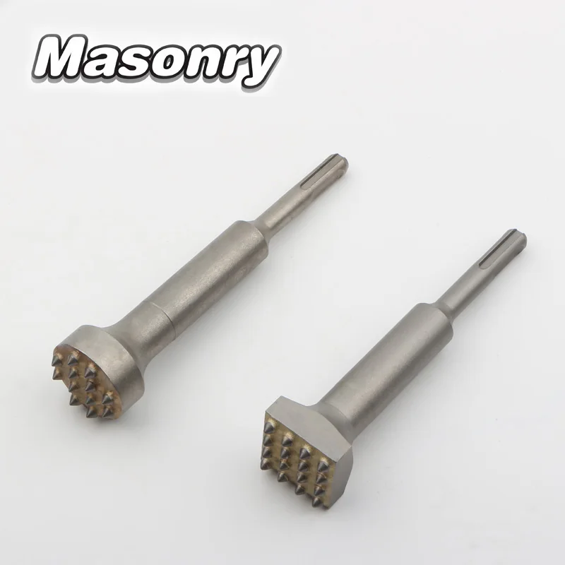 

Alloy Point Groove Gouge Electric Flower Hammer Drill Bit Chisel Bridge Concrete Wall Cement Pavement Surface Roughening Tools