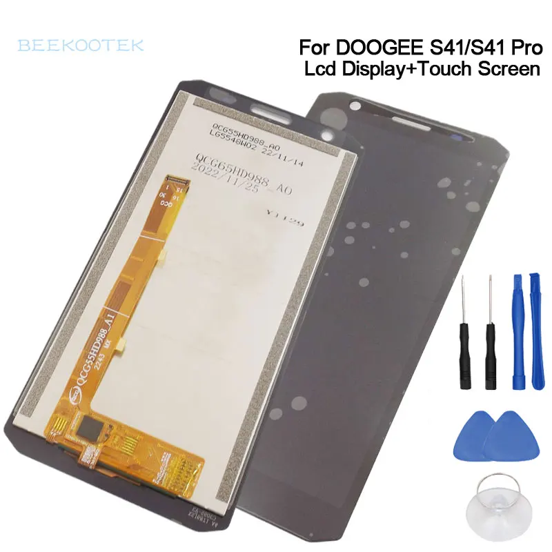 

Новый оригинальный ЖК-дисплей Doogee S41 S41 Pro + аксессуары для ремонта сенсорного экрана для смартфона Doogee S41 Pro