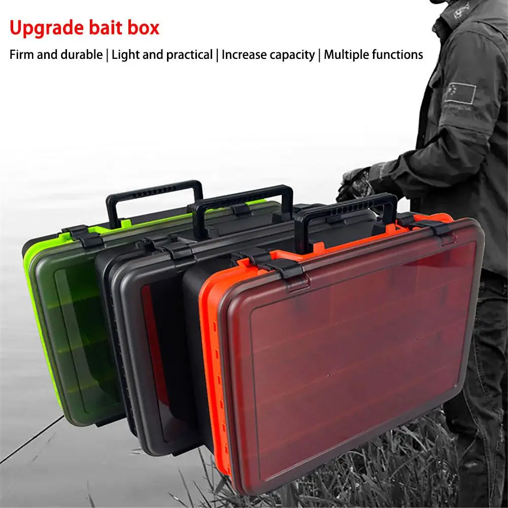 2022 Large-Capacity Double-Layer Fishing Tackle Box