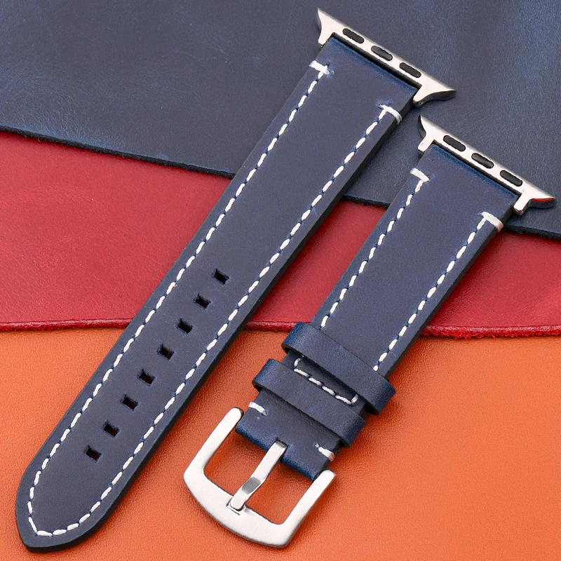 Elegant Genuine Leather Watch Strap - Premium Watchband