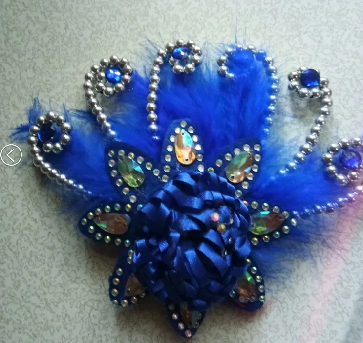 Copricapo per spettacoli di danza per adulti copricapo di piume per bambini  accessori per fiori moderni con testa di danza quadrata Yangge - AliExpress  Apparel Accessories