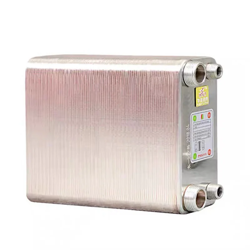 NEW 100 Plates Stainless Steel Heat Exchanger Brazed Plate Type Water Heater Chiller Cooler Counter Flow Chiller 100.