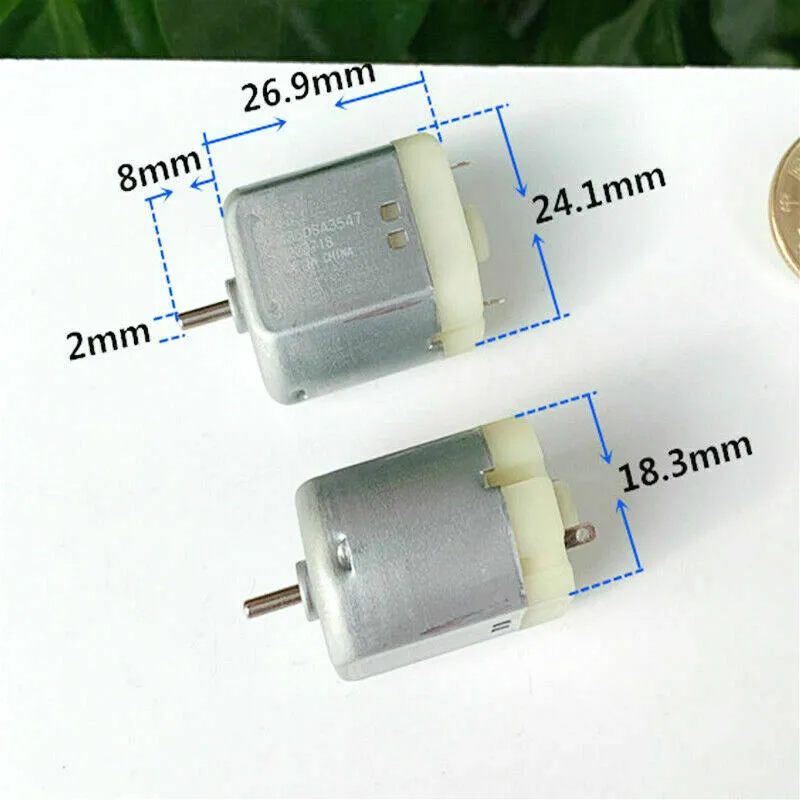 1 шт. Mabuchi DC 3V-6V 260SA двигатель, карбоновая щетка, высокая скорость, большой крутящий момент, модель лодки, пульт дистанционного управления, электрическая игрушка 27000 об/мин 4,2 V 5V