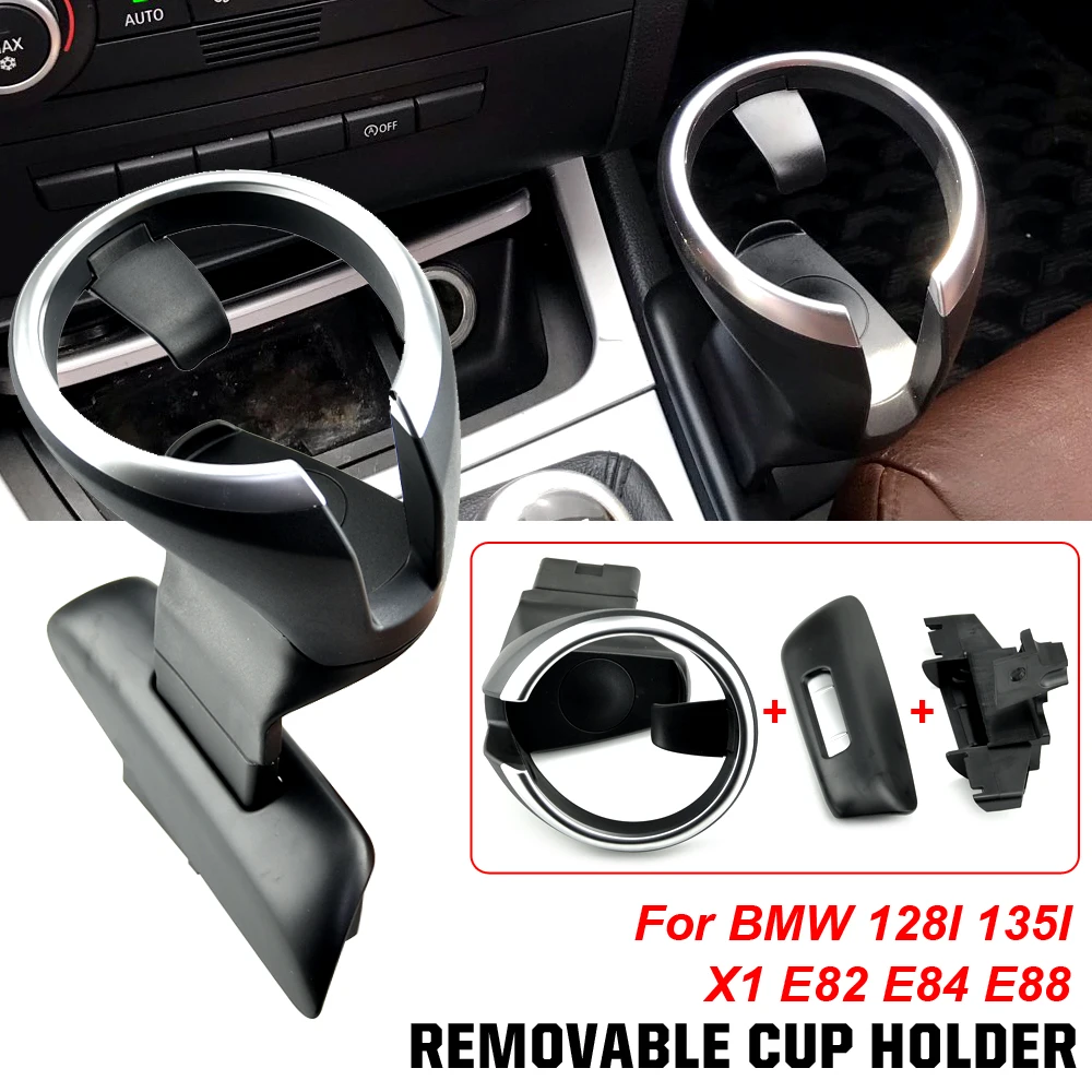 Car Front Cup Drink Holder Back Seat Car Cup Holder For-BMW 135I 128I X1 E82 E84 E81 E87N Drink Holder