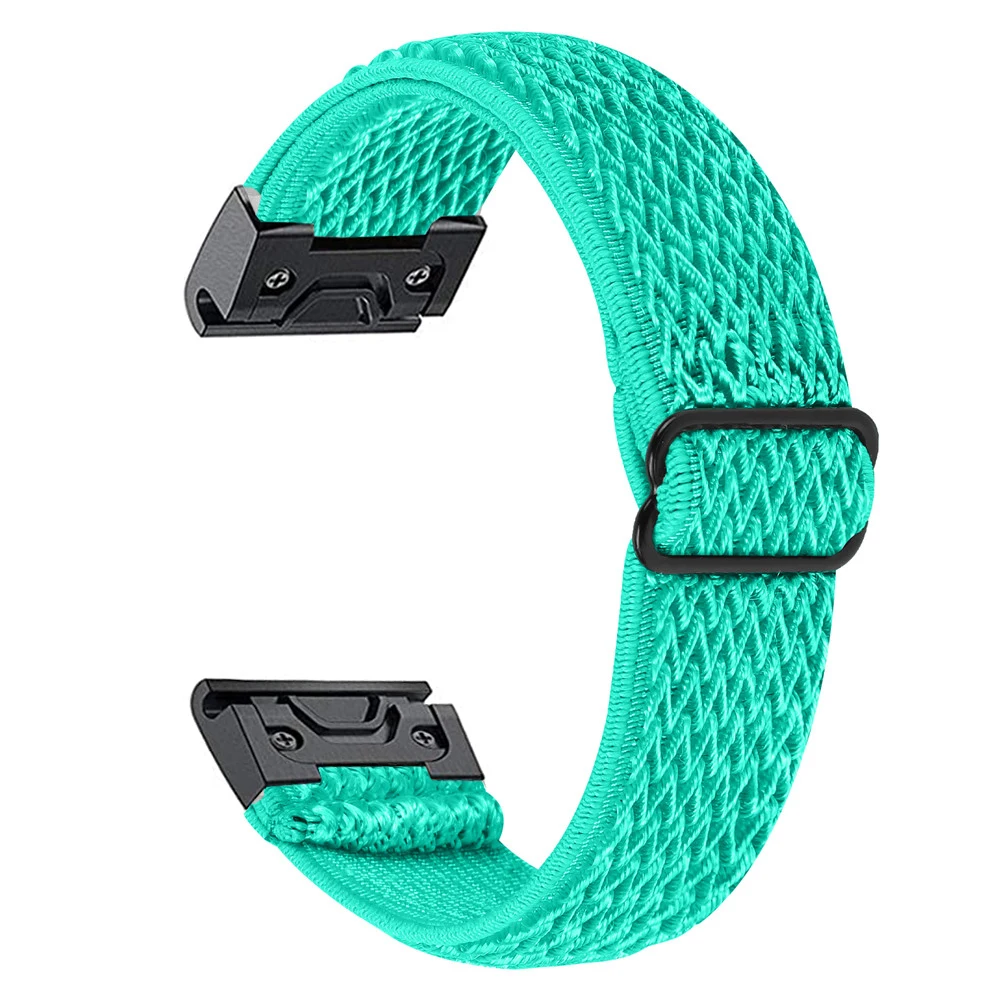 Essidi 22mm New Elastic Nylon Watch Band For Garmin Fenix 7 6 5 Plus Pro GPS Approach S60 Bracelet Strap Loop For Forerunner 945 