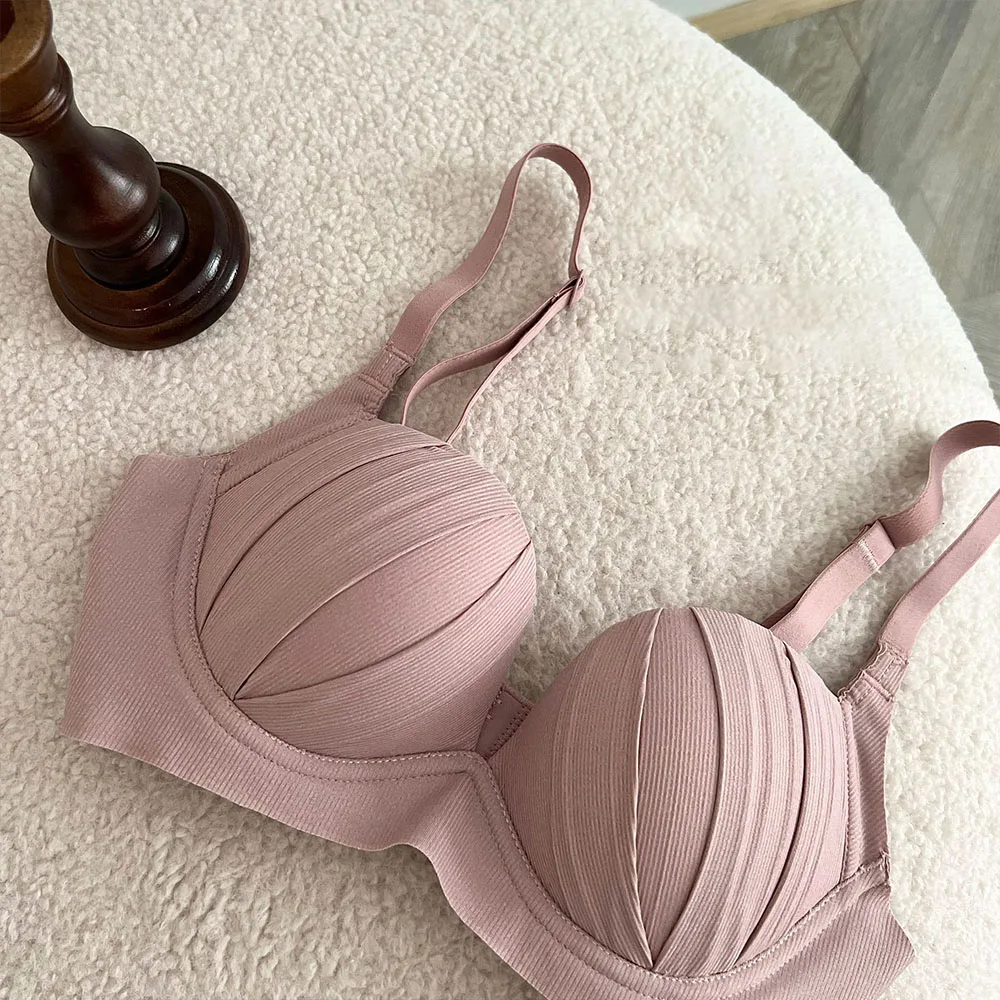 Solid Color Lingerie Comfortable & Breathable Girls Bra Training Bras 32 34  36 A