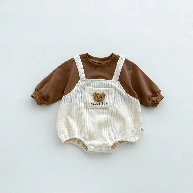 

Rompers for Baby Girl Clothes Newborn Jumpsuits Long Sleeve Bodysuits & One-pieces Cute Design Korea 5-Day Shipping Baby Clothes
