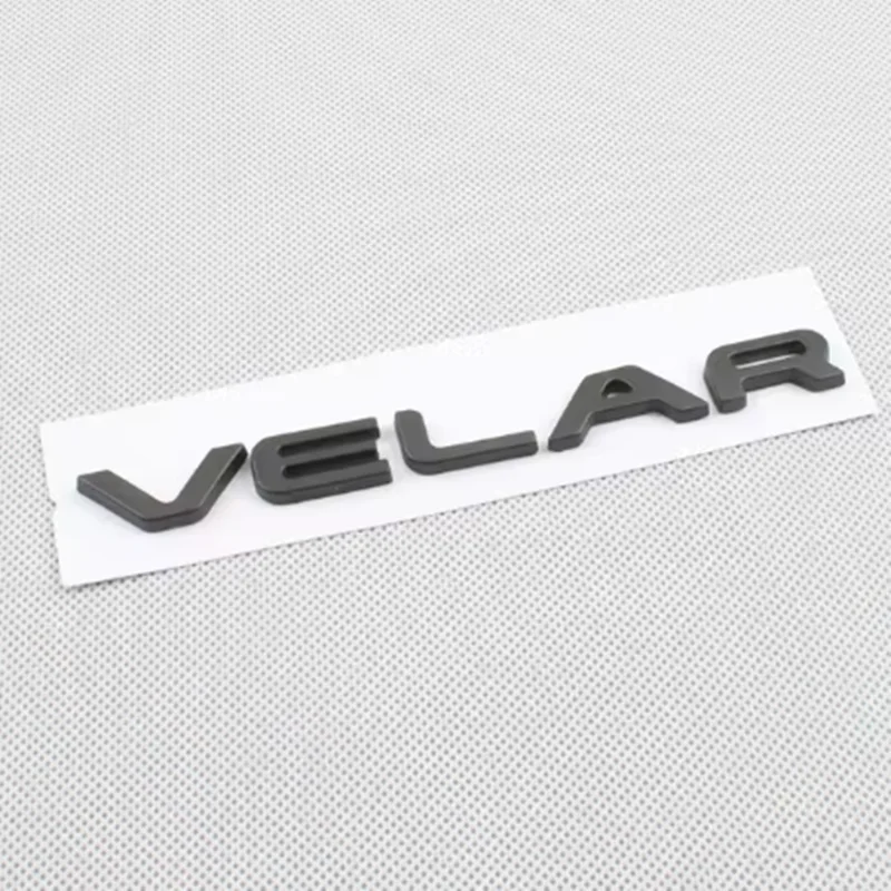 L R R R VELAR 높은 가용성 RDYNAMIC VELAR 편지 배지 자동차 스티커 후면 부팅 수리 액세서리 트렁크 로고 장식