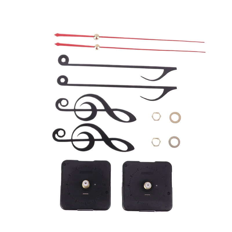 Kit Movimento Orologio Al Quarzo Ultra Silenzioso Nero - Con Lancette Tagliabili Per Fai Da Te - Foto 5