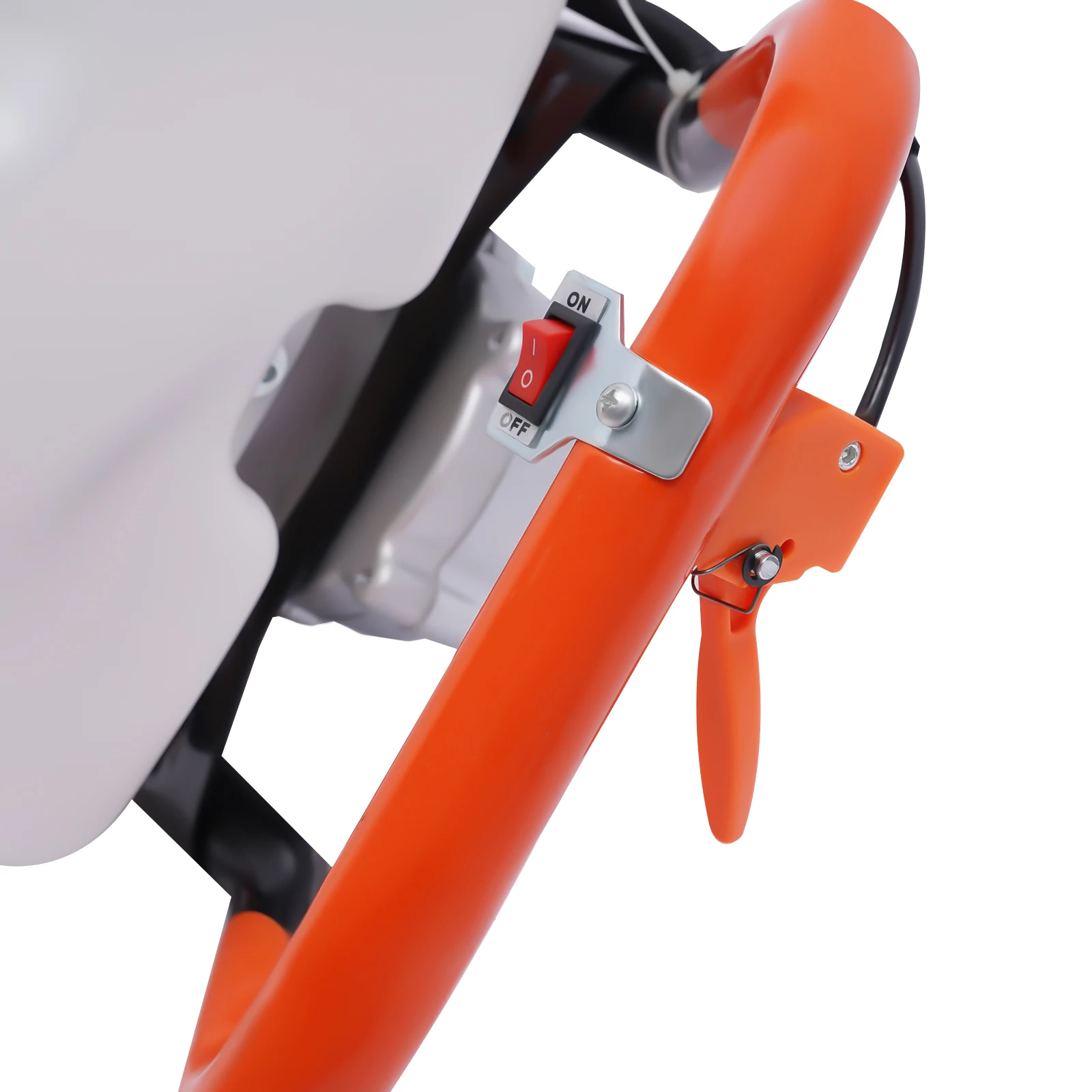 Gas Powered Earth Auger Post Hole Digger 2-Stroke 71CC Gasoline Earth Auger Borer 2.3kw Fence Ground Drill 0-300rpm For Installing Guardrails Railings