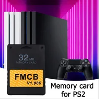 2025 Free McBoot v1.966 Memory Card Compatible With All PS2 Consoles for Sony PS2 FMCB Game Saver 8MB/16MB/64MB Memory Card
