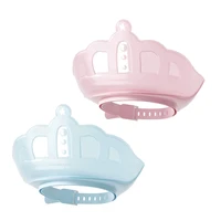 J15U Water Proofing Baby Shampoo Shower Caps Adjustable Skin Friendly Cartoon Design Bathing Hat for Kids Bath Time