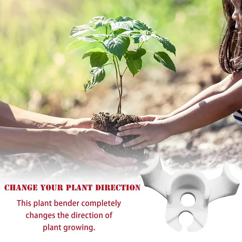 10pcs Plastic Plant Vines Curving Shapers Twisting Tree Branches Grow Clips Benders Styling Bonsai Curved Elbow Garden Tool