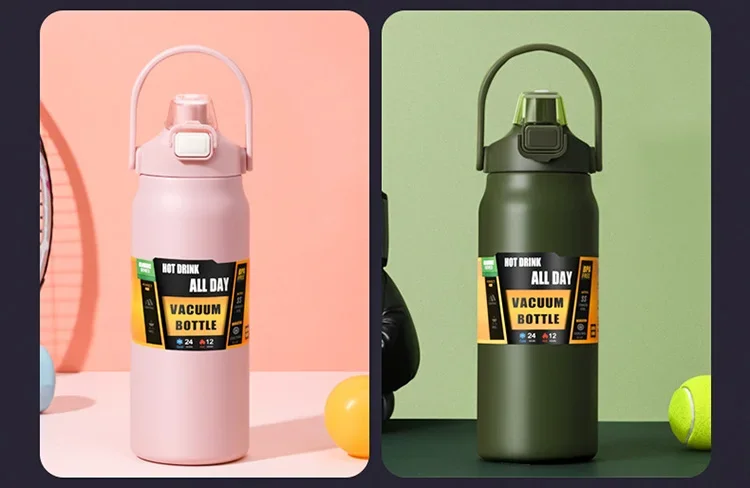 Cold and Hot Thermos with with Straw 304 Stainless Steel Thermal Mug Tumbler Vacuum Flasks Coffee Cup Sports Water Bottle 8 S4234fa0852f64919b8bd0cd8231b1f5dA