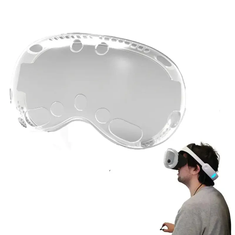 Custodia Protettiva Per Casco Tpu Vr Custodia Protettiva Antigraffio Protezione Trasparente Per Accessori Apple Vision Pro Vr
