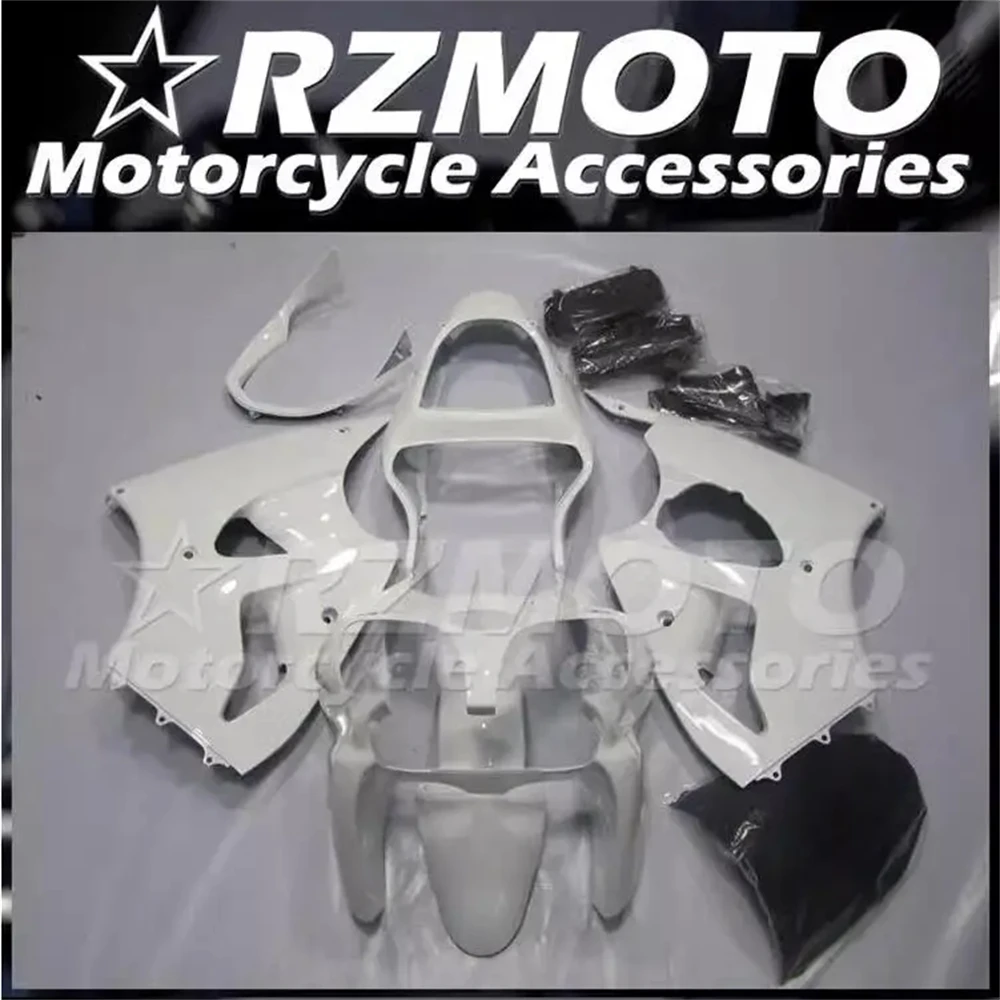 

4Gifts New ABS Fairings Kit Fit For KAWASAKI ZX-6R 2000 2001 2002 00 01 02 Bodywork Set Custom White