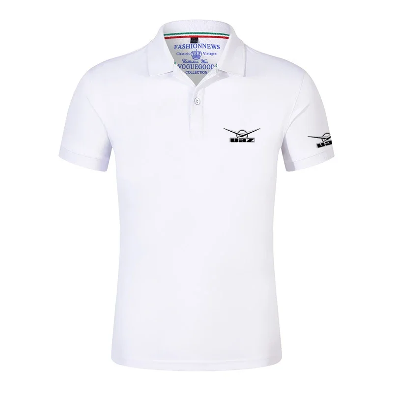 2024 Soviet Union Car Cccp Ussr UAZ Men Polo Shirt Brand Short Sleeve Casual Busine Fashion Sport T-Shirt For Cloth Sportwear