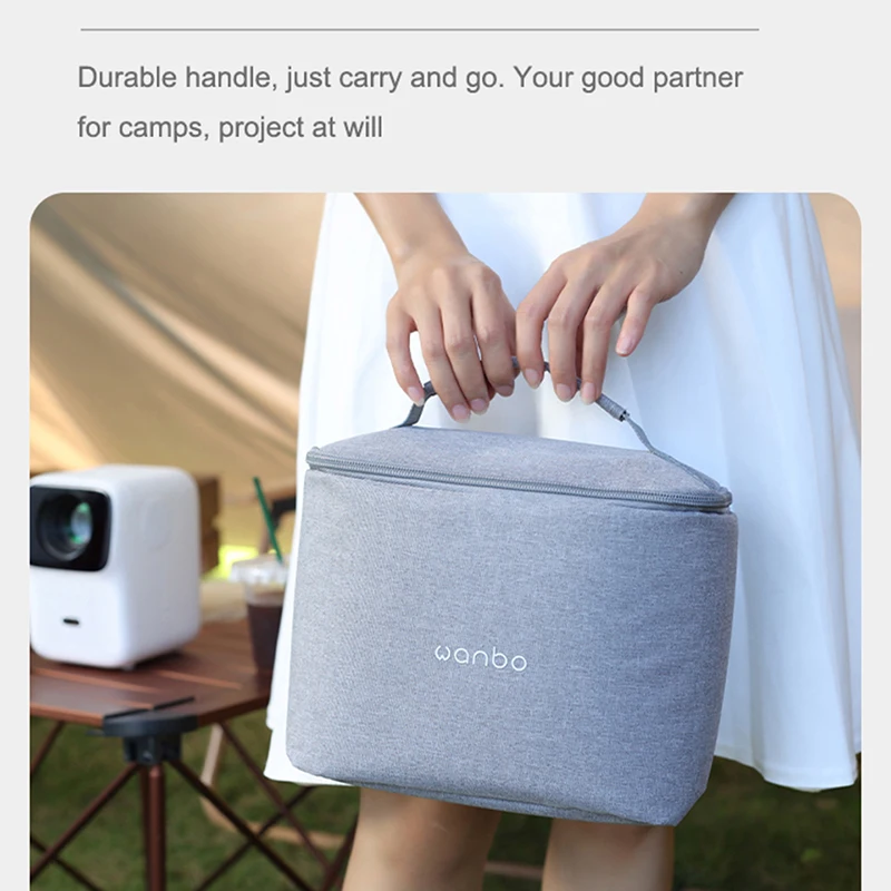 Projectors Bag For HY300/HY320/Wanbo T2 Max /X1/T4/T6 Max/T6R Max Projectors Portable Storage Case Beamer Durable Travel Bag projector case projector protective case projector storage case