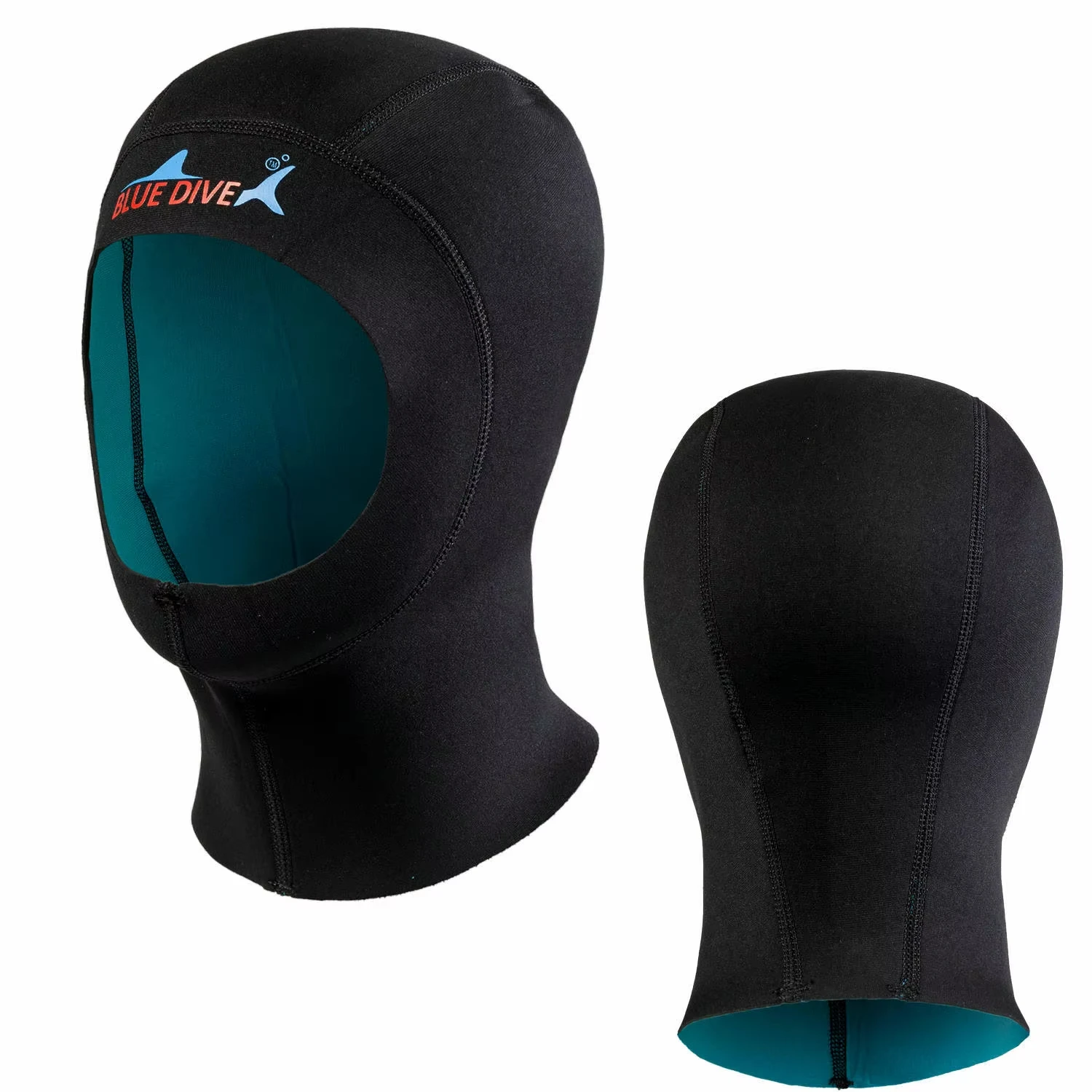 Diving 1mm Neoprene Scuba Diving Hood With Shoulder Snorkeling Equipment Hat Cap Winter Swim Warm Wetsuit Spearfishing 6