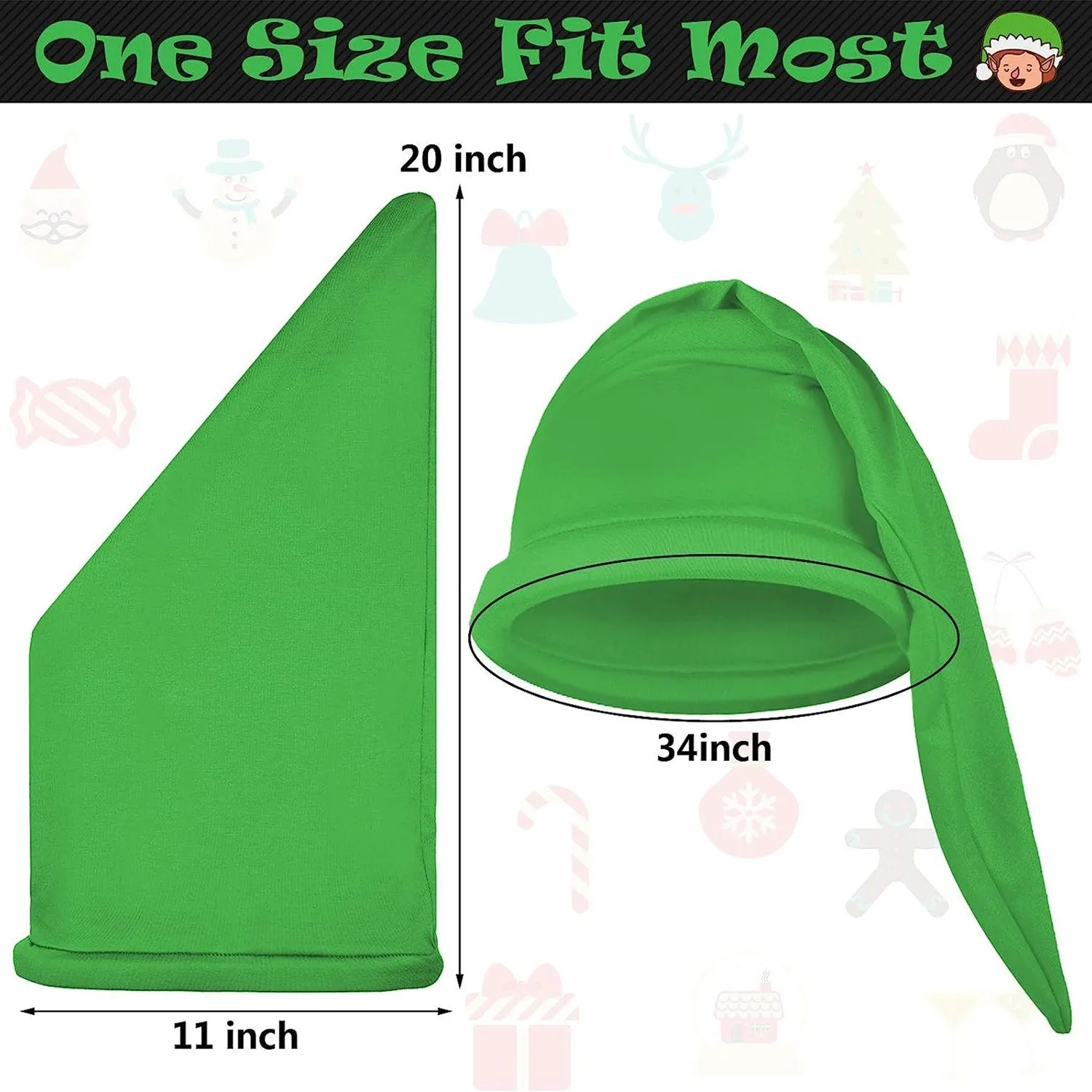 Kid's Cartoon Hats Gnome Hat for Boy Christmas Elf Costume Fairy Tale Dwarfs Cosplay Halloween Carnival Party Kids Accessories