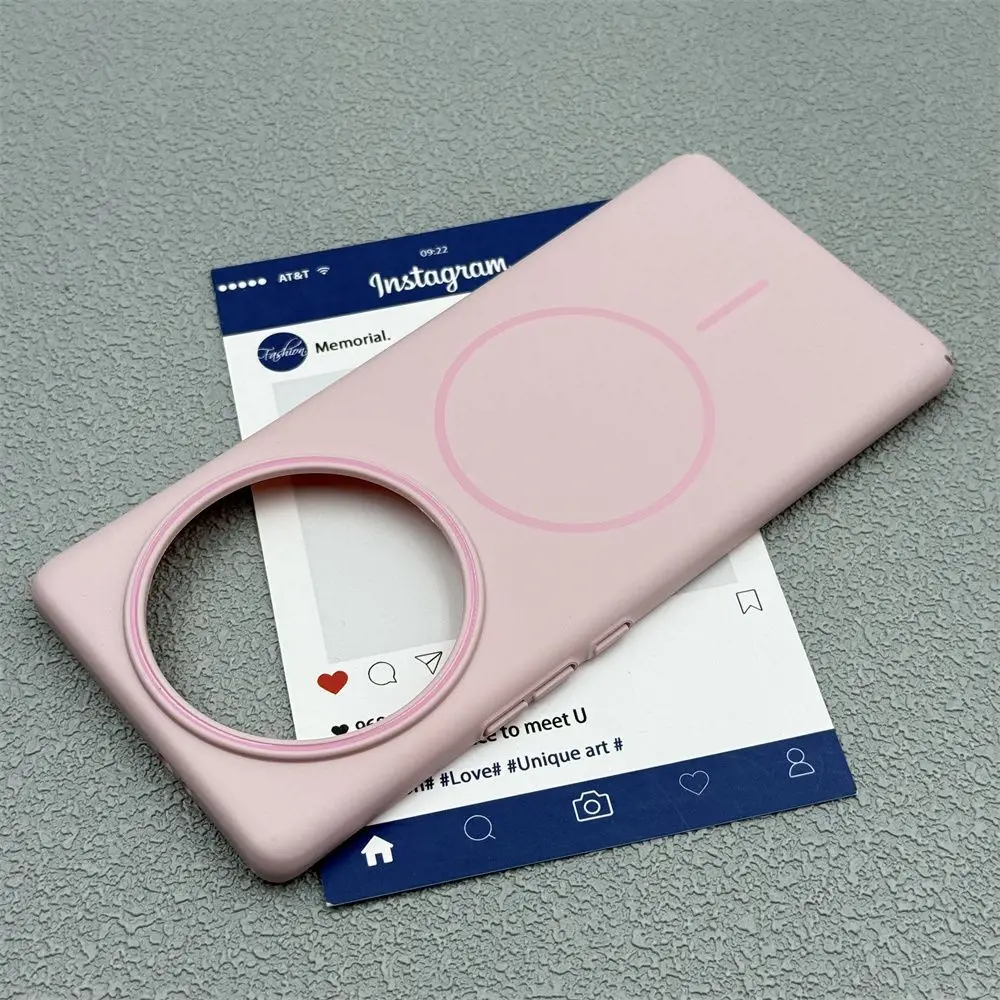 Magnetic PC Skin-Friendly Drop-Proof Phone Back Cover with Simple and Durable Design