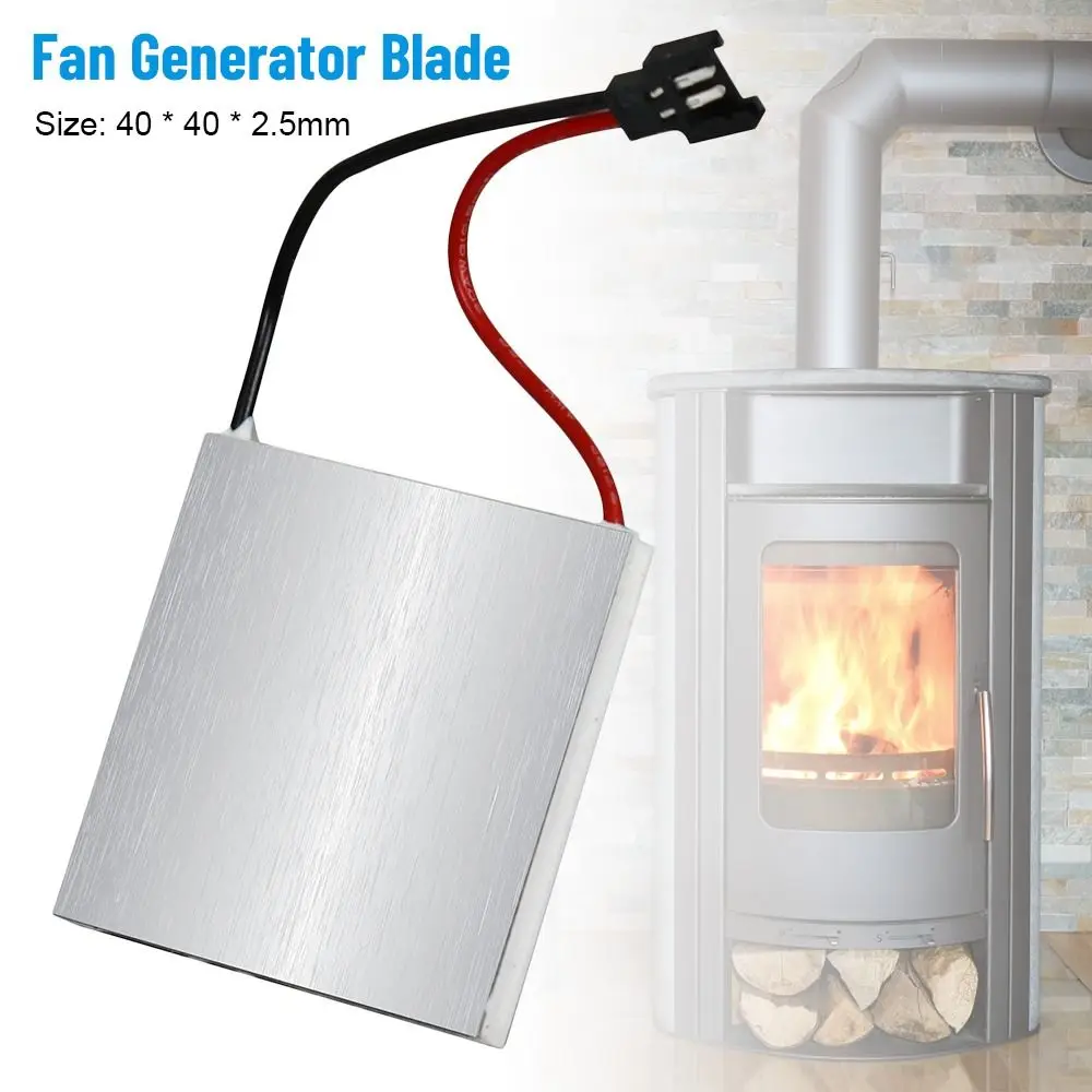 Resistance 227 ℃ Graphite Sheet Heat Conduction Fan Generator Blade Fireplace Fan Accessories Thermoelectric Generator stove fan accessory