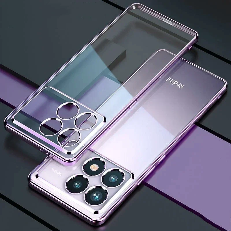 Luxury Plating Clear Silicone Case - Transparent Cover