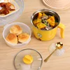 1.8L 220V mini multifunctional student dormitory electric hot pot electric cooking noodles home small pot Stainless steel liner 3