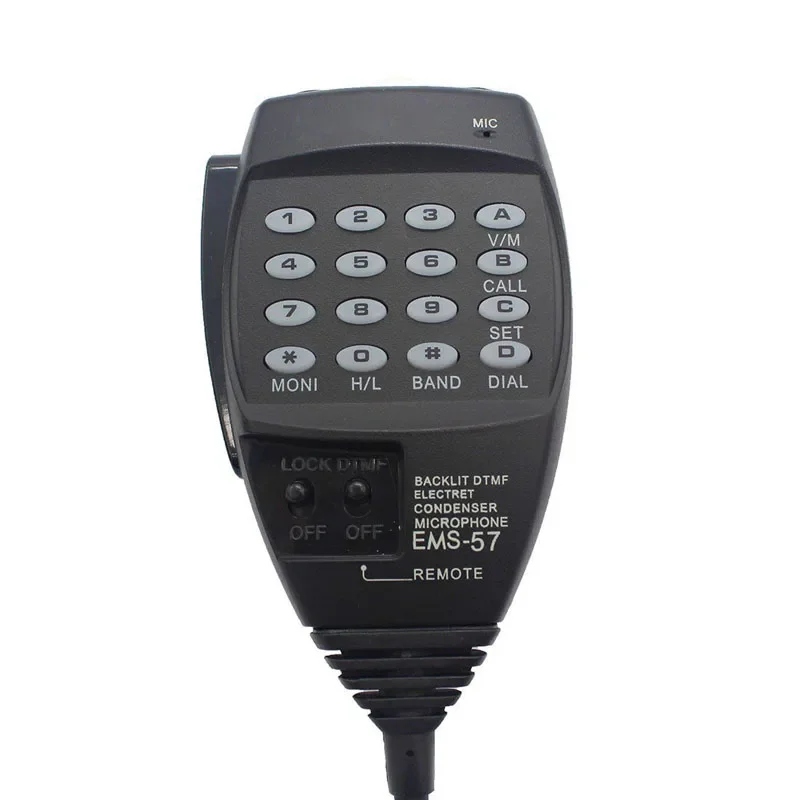 EMS-57 8pin DTMF Keypad Handheld Speaker EMS57 PTT Mic Microphone for ALICON DX-SR8T DX-SR8E DX-70T DX-77T DR-03 HF Mobile Radio