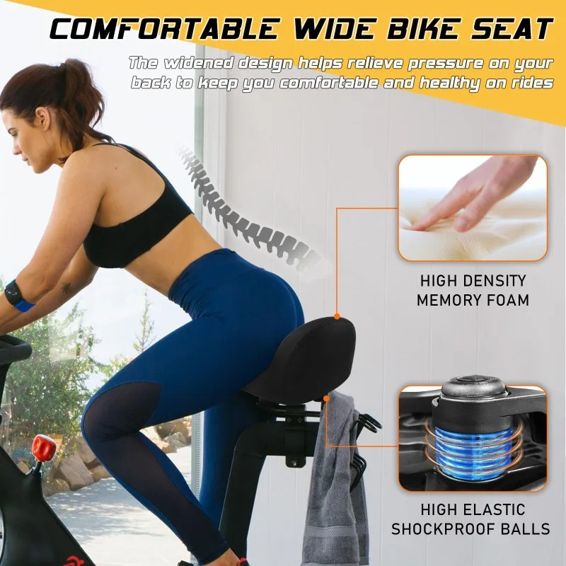 Trjgtas New Noseless Bicycle Seat Comfortable Bicycle Seat For Men Women Ergonomic Soft Double Pad Saddle Cushion A5cf5b50 1380 490b B8fc Ad951df2030c.207d38895461a5bc93c7abed23955a23 - View #9