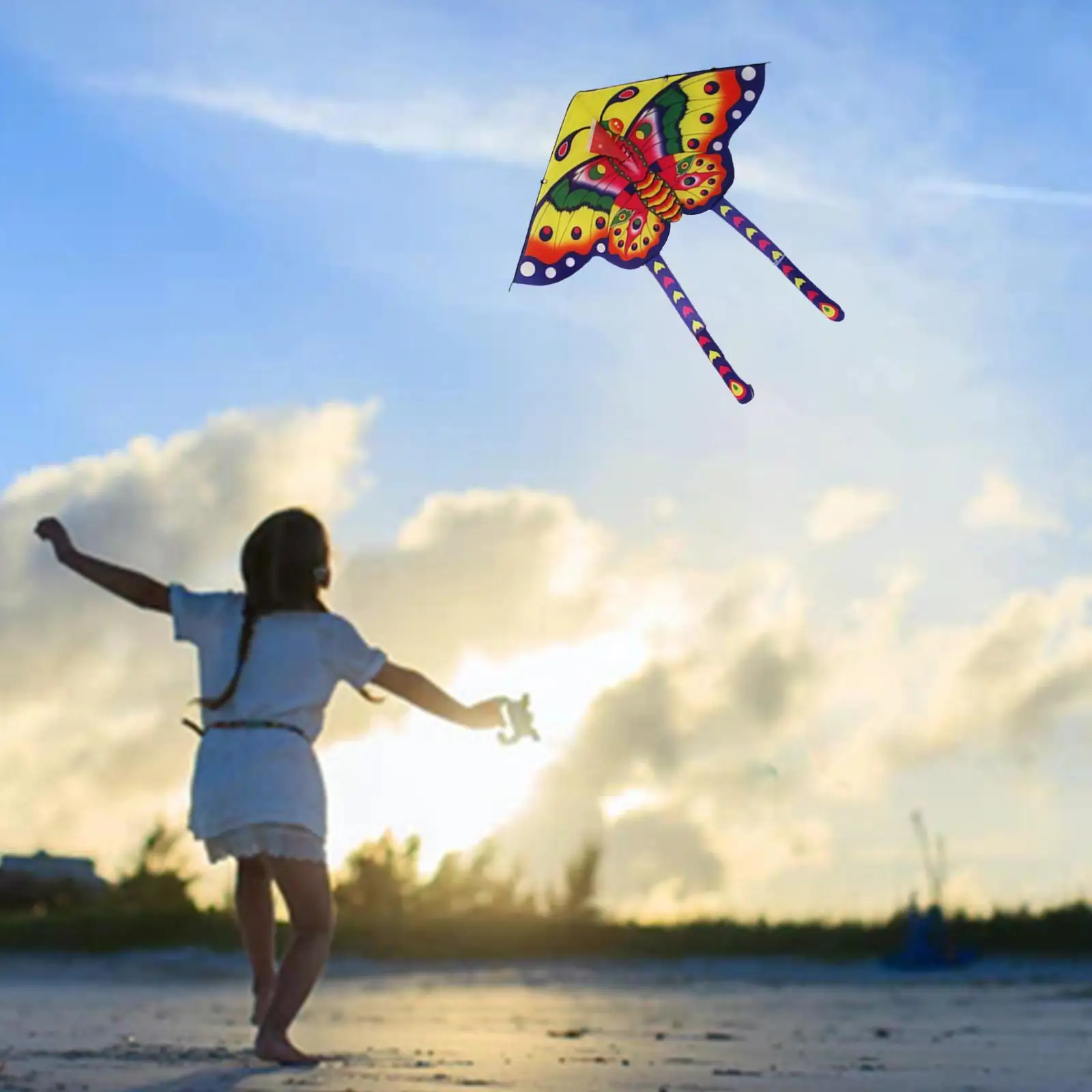 Grand Cerf-volant Koi Kite - 105x335cm - Multicolore - Polyester - Pour Plage Et Sport - Neuf