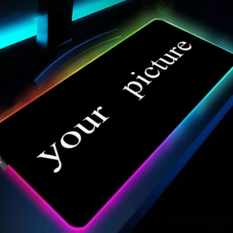 

DIY Custom RGB XXXL Large Gaming Mousepad LED Backlit Carpet Mause Pad PC Gamer Keyboard 120x60 Gamer Desk Mat Computer Mice Mat