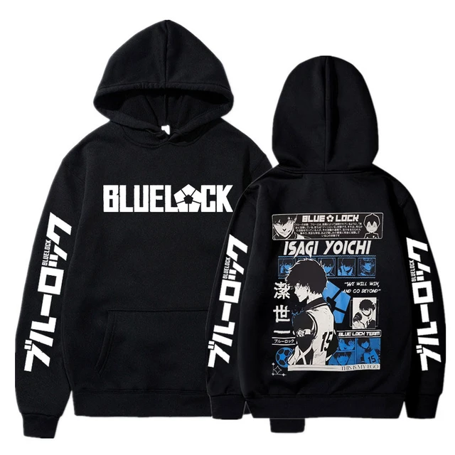 Bachira Meguru Anime Blue Lock Hoodie Anime Sweatshirt Harajuku Pullover  Tops Streetwear Man Woman