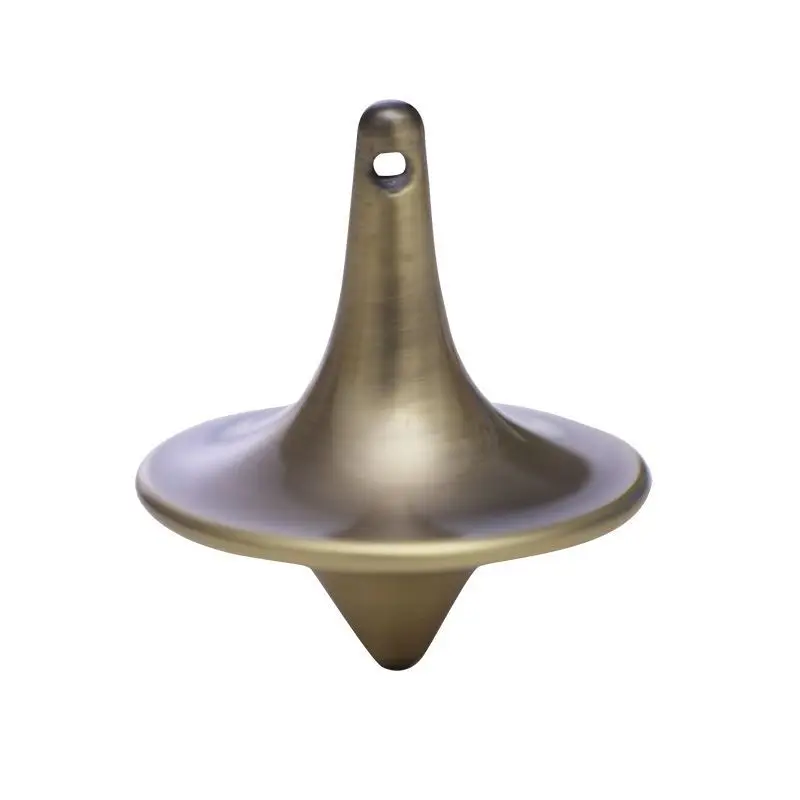 Classic Metal Gyro Great Performance Accurate Silver Spinning Top Hot Movie Totem Print Spinning Toys Top Exquisite Gifts spinning top toy battle top toy battle tops gyro toupie gyroscope toy