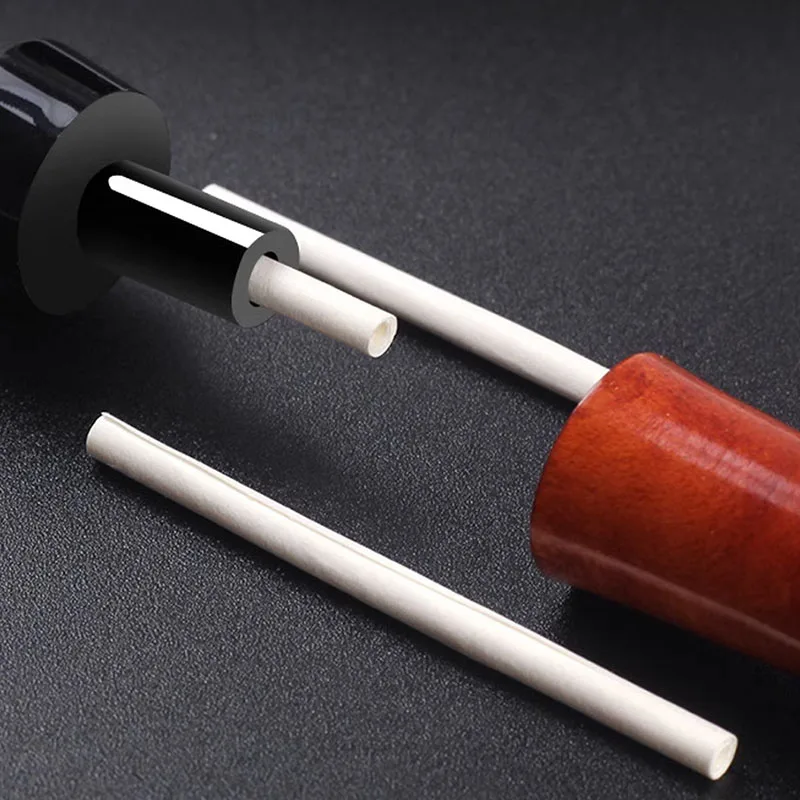 100pcs 3mm Tobacco Filters For Smoking Pipe DIY Smoke Pipe Filter Paper filter Smoking Tools Tobacco Tar Filtration 4