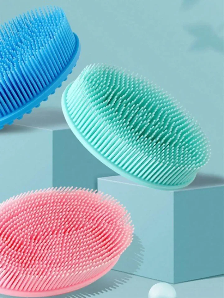 Silicone Shower Scrubber Exfoliating Body Brush