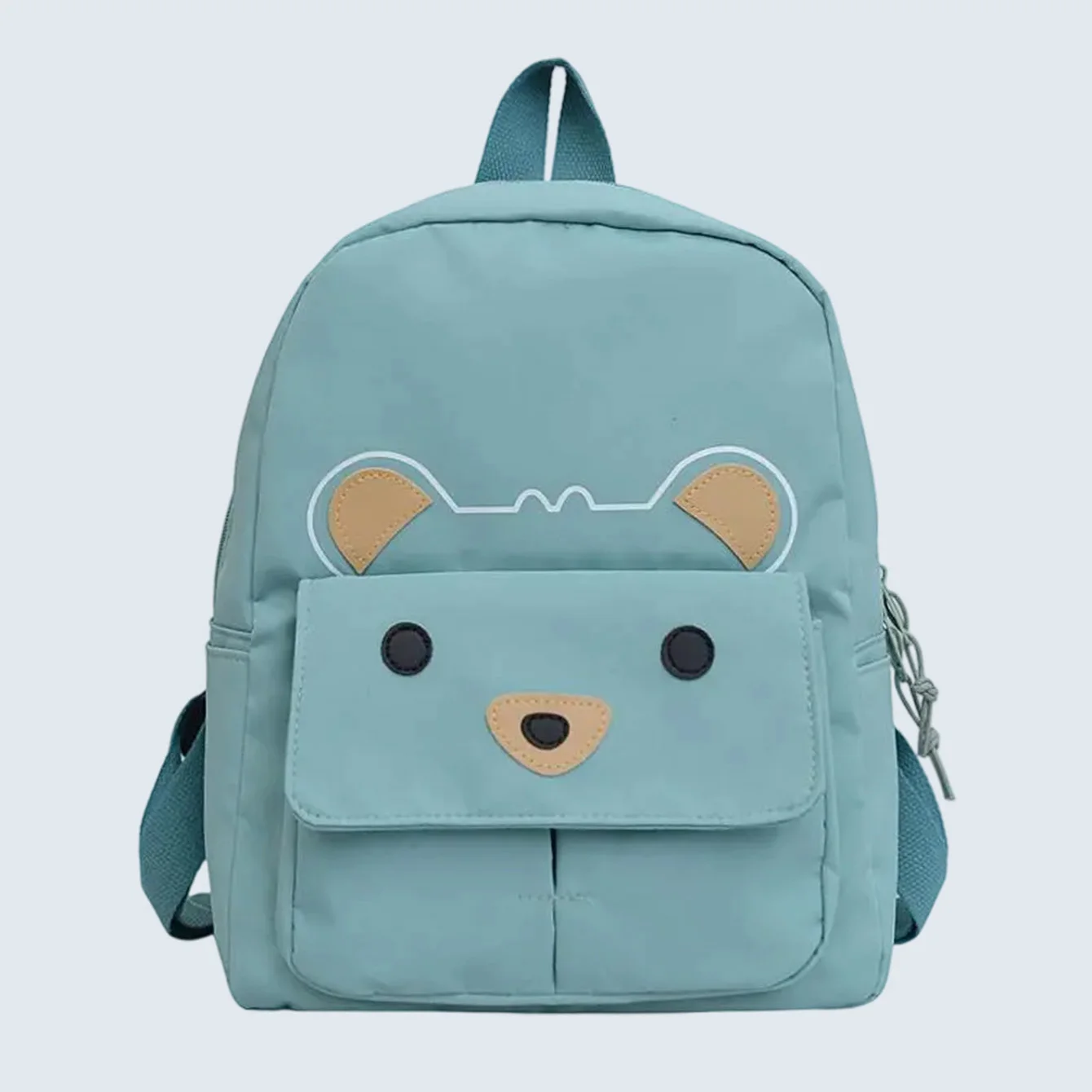 Adorable Bear-Inspired Backpack with Personalized Embroidery and Spacious Interior for Autumn Adventures and Everyday Use